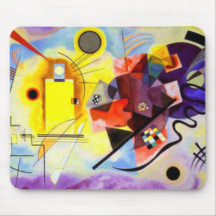 Geel Rood Blauw door Vassily Kandinsky Muismat
