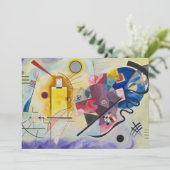 Geel, Rood, Blauw door Wassily Kandinsky Kaart (Staand voorkant)