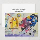 Geel, Rood, Blauw door Wassily Kandinsky Kaart (Voorkant / Achterkant)