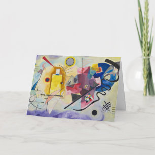 Geel, Rood, Blauw door Wassily Kandinsky Kaart