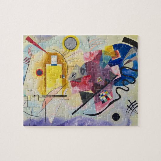 Geel, Rood, Blauw door Wassily Kandinsky Legpuzzel (Horizontaal)