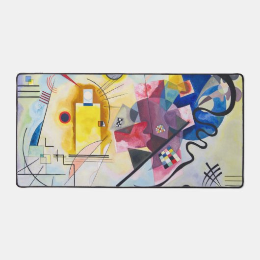 Geel-rood-blauw | Kandinsky | Bureaumat (Voorkant)