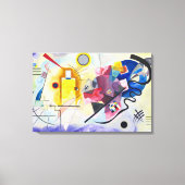 Geel-Rood-Blauw | Kandinsky | Canvas Afdruk (Voorkant)