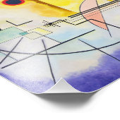 Geel-rood-blauw | Kandinsky | Foto Afdruk (Hoek)