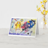 Geel-rood-blauw | Kandinsky | Kaart (Gele Bloem)