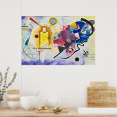 Geel-Rood-Blauw | Kandinsky | Poster (Keuken)