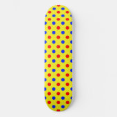 Geel Rood Blauw Stippen Design  Persoonlijk Skateboard (Voorkant)