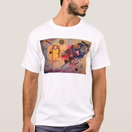 Geel rood Blauw T-shirt (Voorkant)