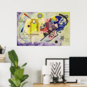 Geel-Rood-Blauw van Kandinsky Poster (Thuiskantoor)