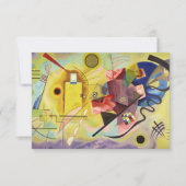 Geel-Rood-Blauw van Wassily Kandinsky Bedankkaart (Voorkant)