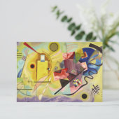 Geel-Rood-Blauw van Wassily Kandinsky Bedankkaart (Staand voorkant)