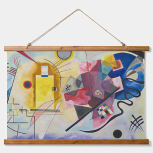 Geel-Rood-Blauw van Wassily Kandinsky Hangend Wandkleed