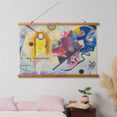 Geel-Rood-Blauw van Wassily Kandinsky Hangend Wandkleed (Slaapkamer)