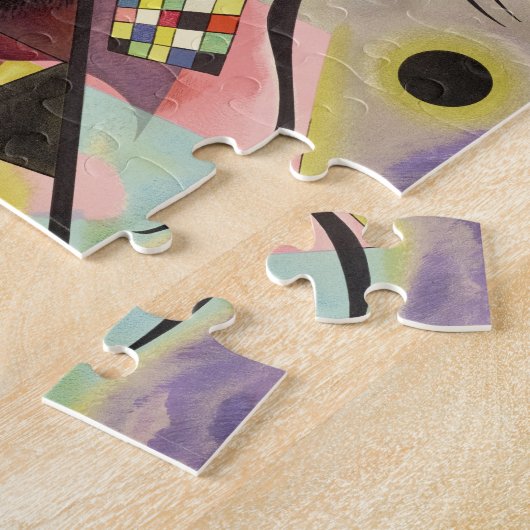 Geel-Rood-Blauw van Wassily Kandinsky Legpuzzel (Zijkant)