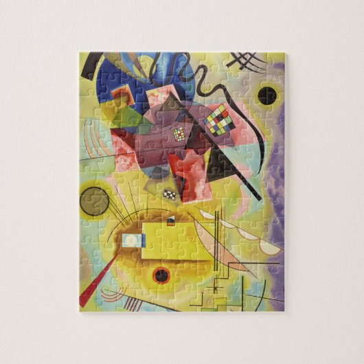 Geel-Rood-Blauw van Wassily Kandinsky Legpuzzel (Verticaal)