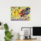 Geel-Rood-Blauw van Wassily Kandinsky Poster (Thuiskantoor)