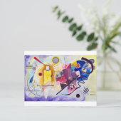 Geel Rood Blauw, Wassily Kandinsky Briefkaart (Staand voorkant)