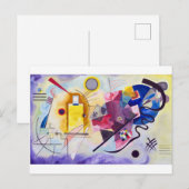 Geel Rood Blauw, Wassily Kandinsky Briefkaart (Voorkant / Achterkant)