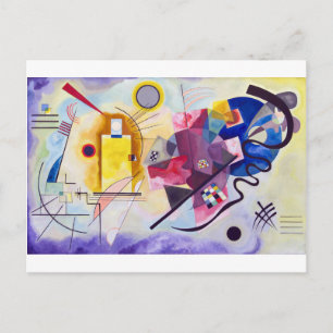 Geel Rood Blauw, Wassily Kandinsky Briefkaart
