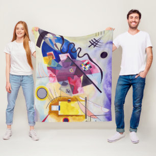 Geel Rood Blauw, Wassily Kandinsky Fleece Deken