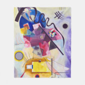 Geel Rood Blauw, Wassily Kandinsky Fleece Deken (Voorkant)