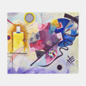 Geel Rood Blauw, Wassily Kandinsky Fleece Deken (Voorkant (Horizontaal))