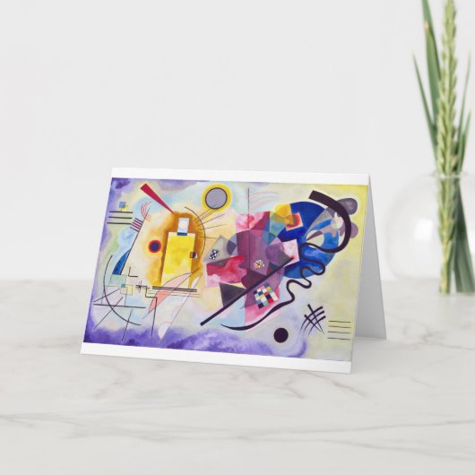 Geel Rood Blauw, Wassily Kandinsky Kaart (Voorkant)