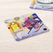 Geel Rood Blauw, Wassily Kandinsky Kartonnen Onderzetters (Schuin)