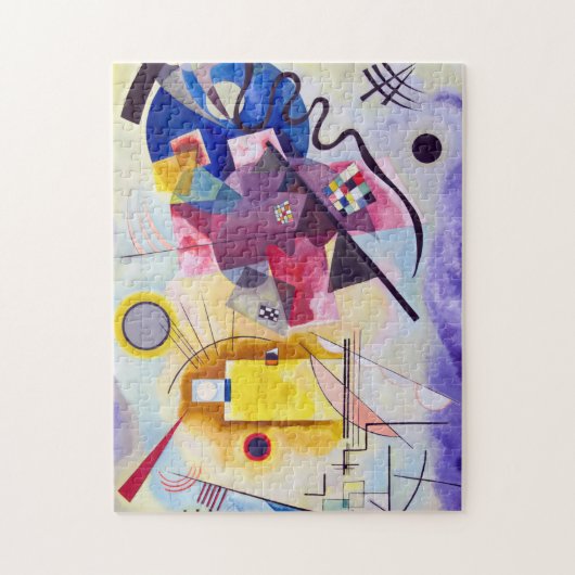 Geel Rood Blauw, Wassily Kandinsky Legpuzzel (Verticaal)