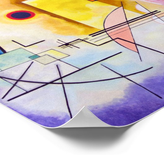 Geel Rood Blauw, Wassily Kandinsky Poster (Hoek)