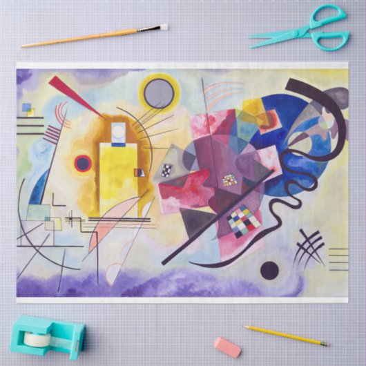 Geel Rood Blauw, Wassily Kandinsky Tissuepapier (Craft)
