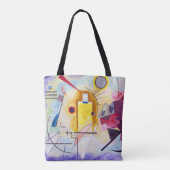 Geel Rood Blauw, Wassily Kandinsky Tote Bag (Achterkant)