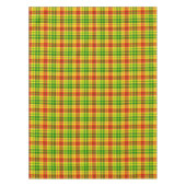 Geel Rood Groen Geruit Tartan Design  Tafelkleed (Voorkant)