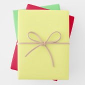 Geel rood Groen Inpakpapier Vel (In situ)