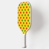 Geel Rood Groen Stippen Design  Pickleball Paddle (Links)