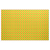 Geel Rood Groen Stippen Design Stof (Yard (91,4 cm))