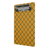 Geel Rood Plaid Textuur Patroon-57577 Mini Klembord (Angled2)
