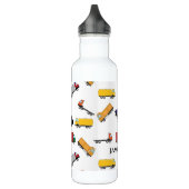 Geel Rood Terug naar School Transportuck Waterfles (Links)