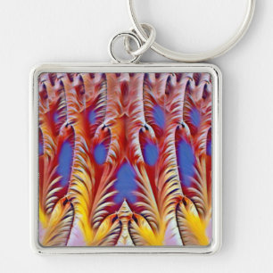 ~ Geel Rood Wit Blauw Roze ~ Sleutelhanger
