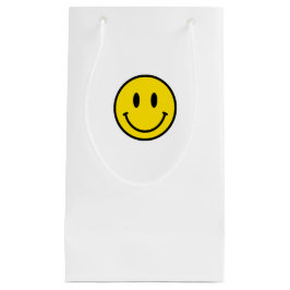 Geel rood zwart wit, mooi gezicht Emoji Klein Cadeauzakje