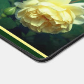 Geel roodblaashaar, gepersonaliseerd bureaumat (Hoek)