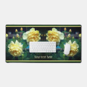 Geel roodblaashaar, gepersonaliseerd bureaumat (Keyboard & Muis)