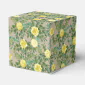 Geel  Roos Elegant Wedding Bedankdoosjes (Achterkant)