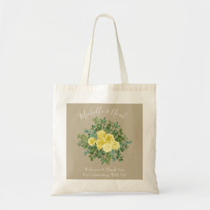 Geel  Roos Elegant Wedding Tote Bag