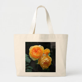 Geel Roos Grote Tote Bag