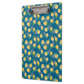 Geel Roos op blauw Klembord (Links)