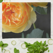 Geel Roos Theedoek (Gevouwen)