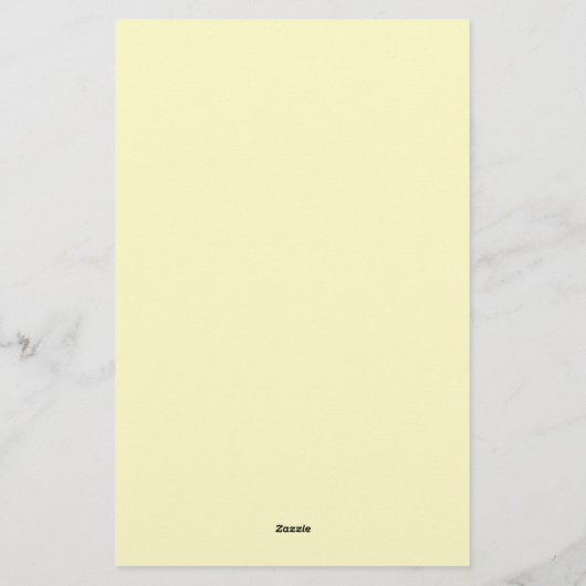  Geel Rose Briefpapier (Achterkant)