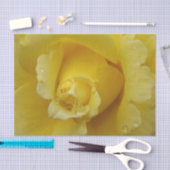 Geel Rose Tissue Papier (Craft)