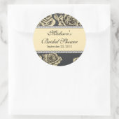  Geel Rose Vrijgezellenfeest Sticker (Tas)